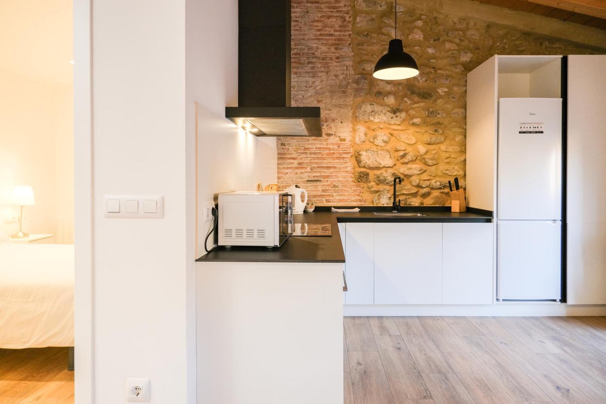 Ganganell Atic Apartamento Con Terraza En Besalú Exterior foto